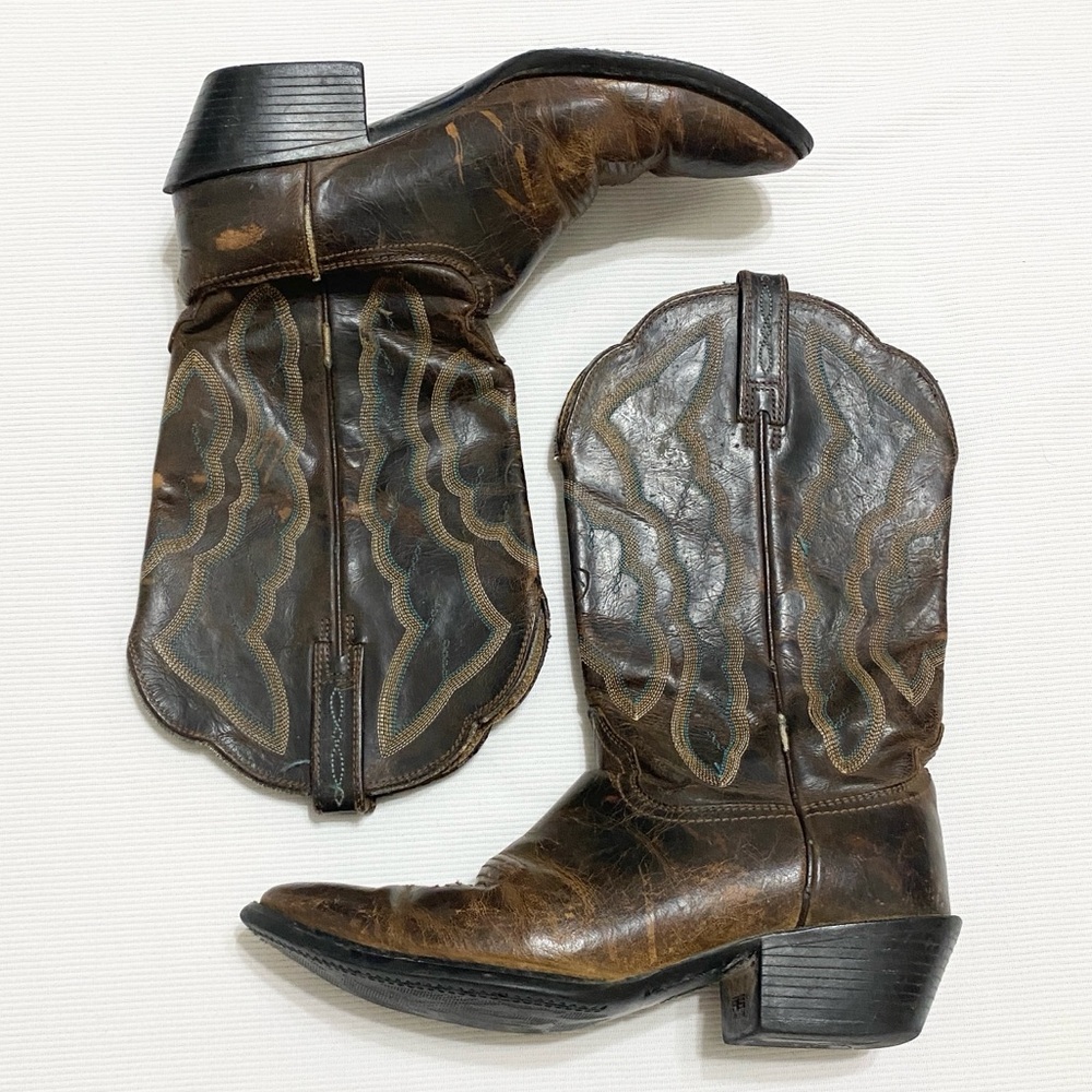 Ariat Women’s Heritage Western Cowboy Boots Dark Brown Leather 10010266